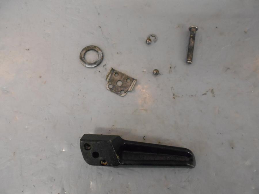 Baksidan på Fotpinne från en Kawasaki Z 1000 -2019 motorcykel.