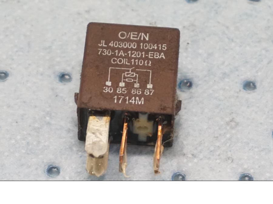 Framsidan på Relä från en KTM 125 Duke -2017 motorcykel.