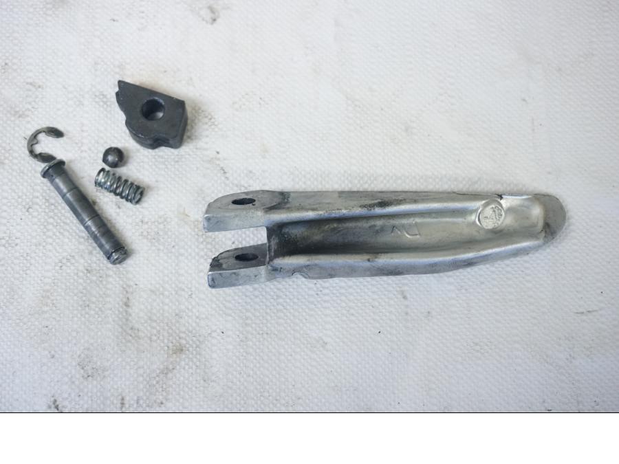 Baksidan på Fotpinne från en Ducati 899 Panigale -2015 motorcykel.