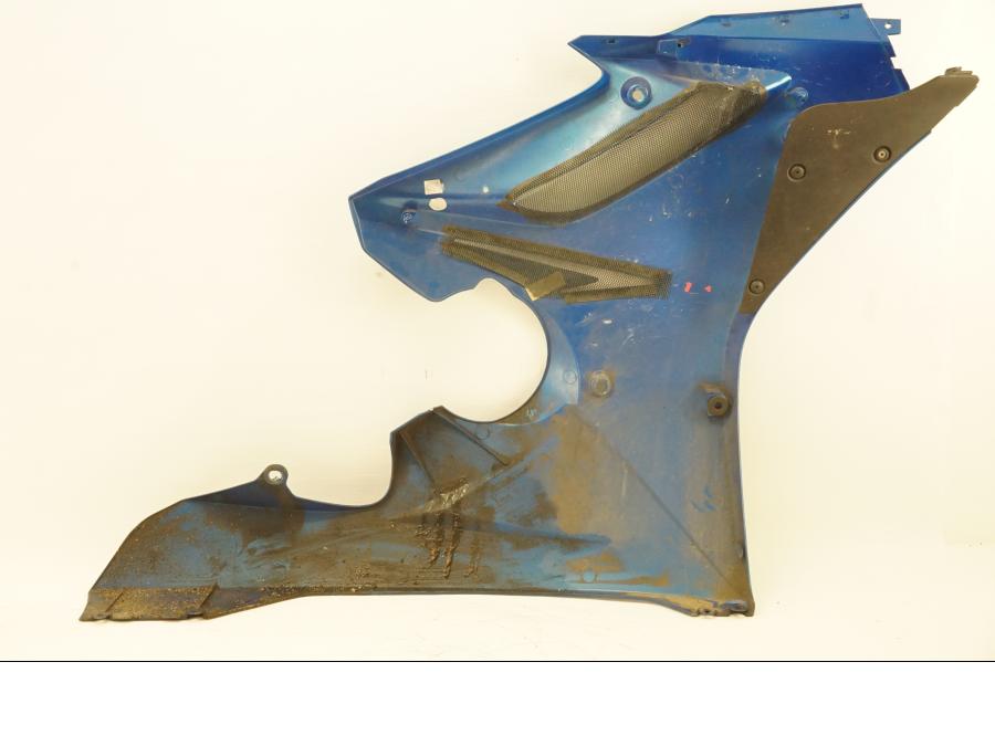 Baksidan på Sidkåpa från en Triumph Daytona 675 -2008 motorcykel.