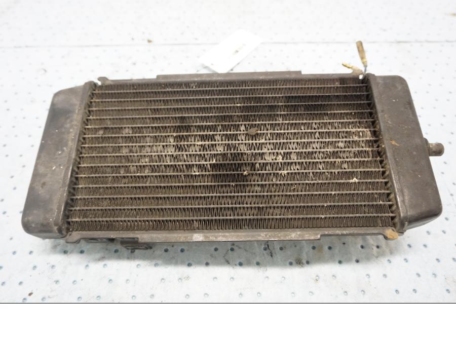 Baksidan på Vattenkyl från en Kawasaki EN 500 -1999 motorcykel.