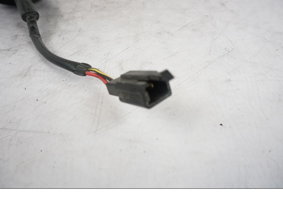 Snett nerifrån på Skyltbelysning från en Kawasaki VN 1500 -2003 motorcykel.