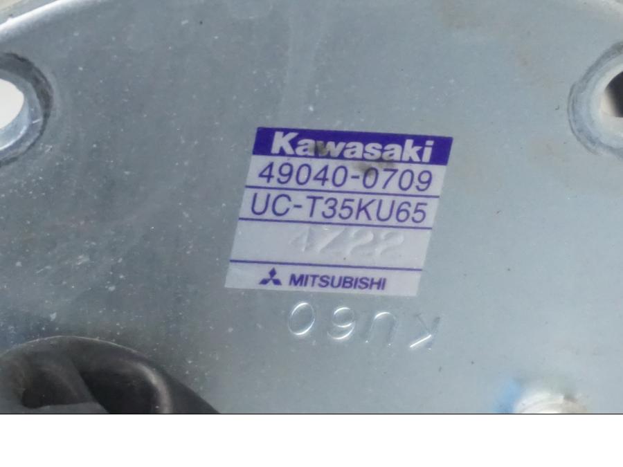 Baksidan på Bensinpump insprut från en Kawasaki Versys 1000 -2015 motorcykel.