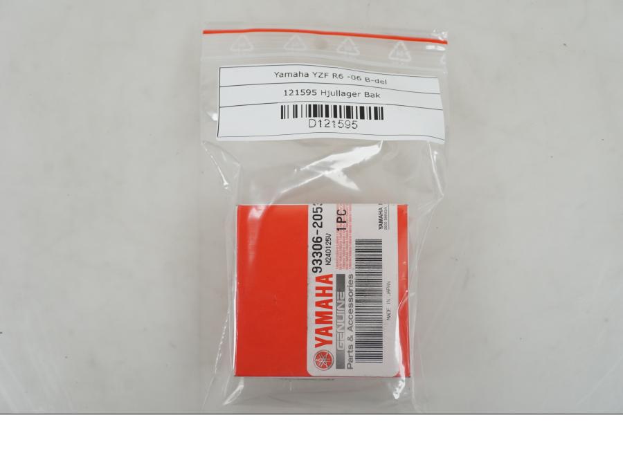 Framsidan på Hjullager från en Yamaha YZF R6 -2006 motorcykel.