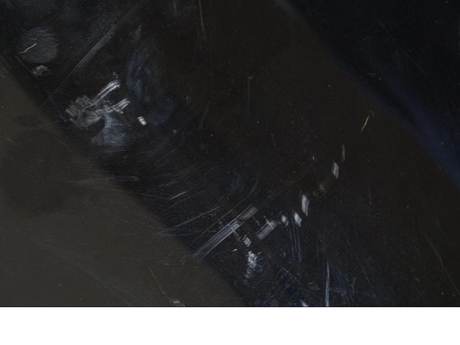 Snett nerifrån på Vindruta från en Suzuki GSX 1300 RX -1999 motorcykel.