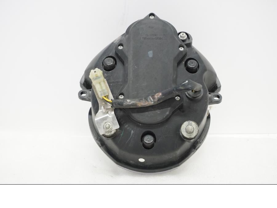 Baksidan på Strålkastare från en Ducati Monster 696 -2010 motorcykel.