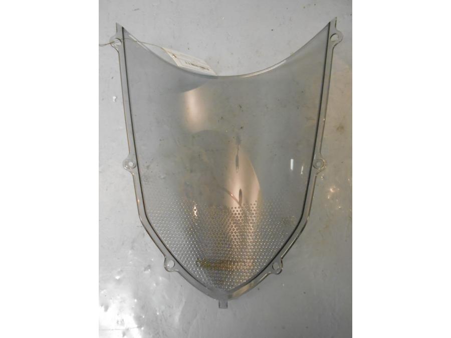 Baksidan på Vindruta från en Kawasaki ZX-10 -2004 motorcykel.