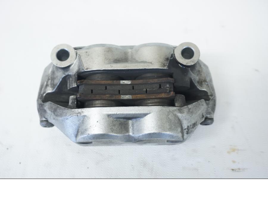 Snett uppifrån på Bromsok från en Ducati 848 -2010 motorcykel.