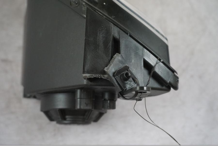 Höger sida på Strålkastare från en BMW S 1000 XR -2019 motorcykel.