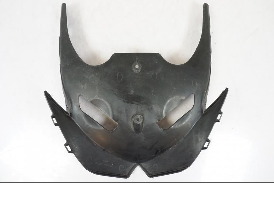 Snett nerifrån på Toppkåpsinsida från en Kawasaki ZX-6R -2011 motorcykel.