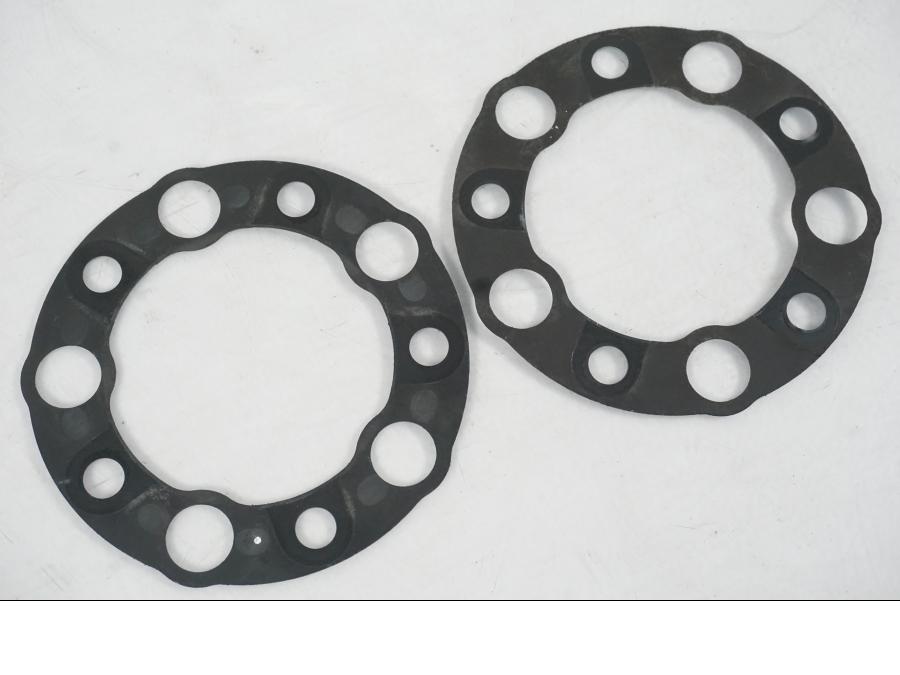 Höger sida på Bromsskivegummidämpare från en Kawasaki ER-6N ABS -2010 motorcykel.