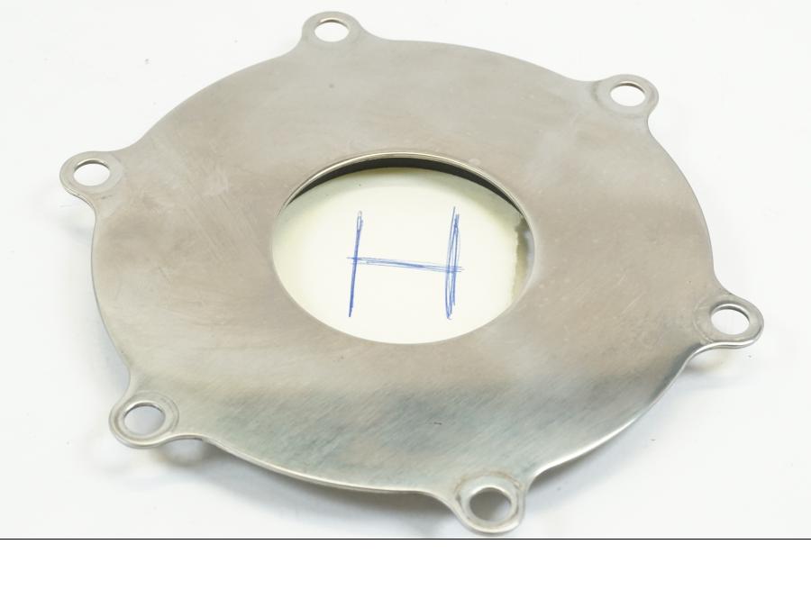 Framsidan på Bromsskivedekor från en Yamaha XVS 1100 -2003 motorcykel.