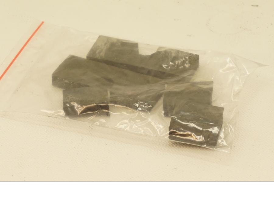 Snett uppifrån på Oljekyldekor från en Suzuki VS 1400 -2001 motorcykel.