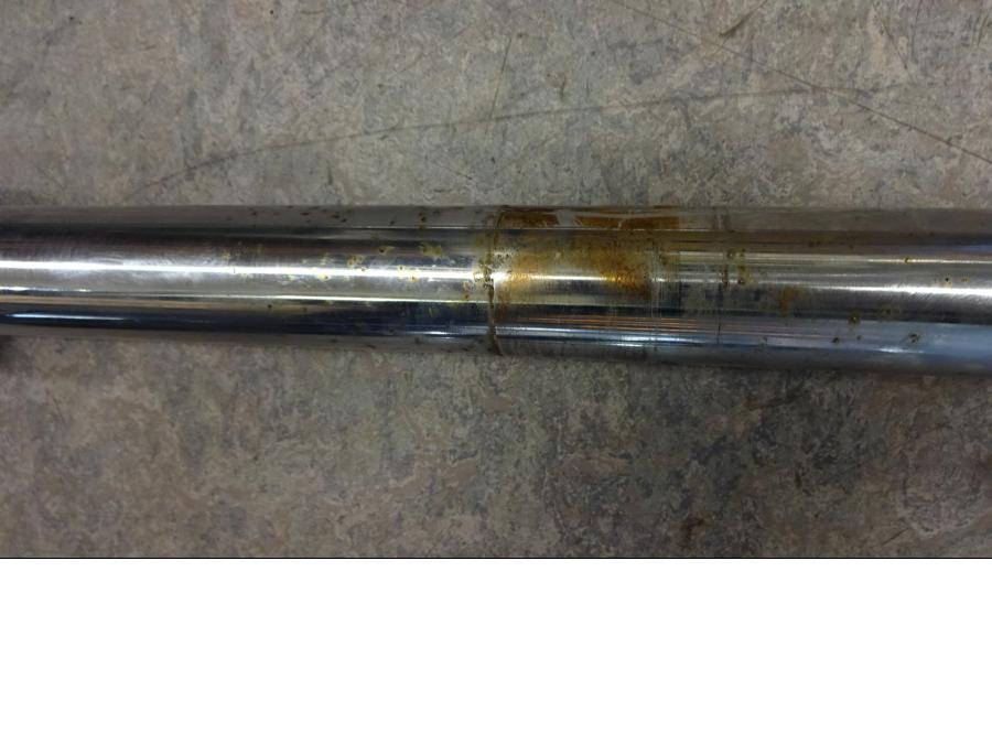 Höger sida på Gaffelben från en Suzuki GS 1000 -1983 motorcykel.