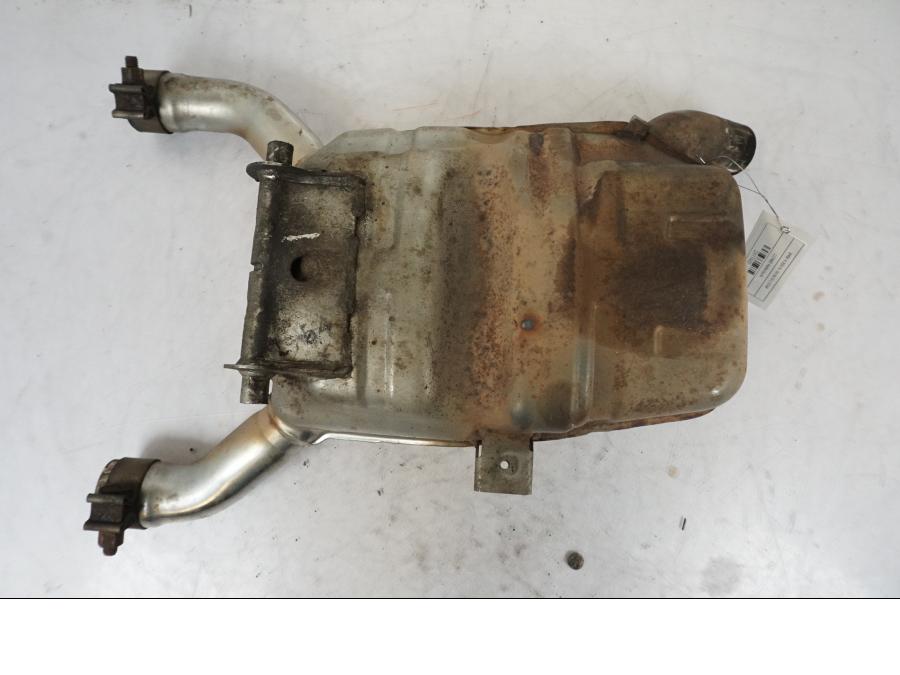 Snett uppifrån på Mellanburk från en BMW R 850 R -2004 motorcykel.