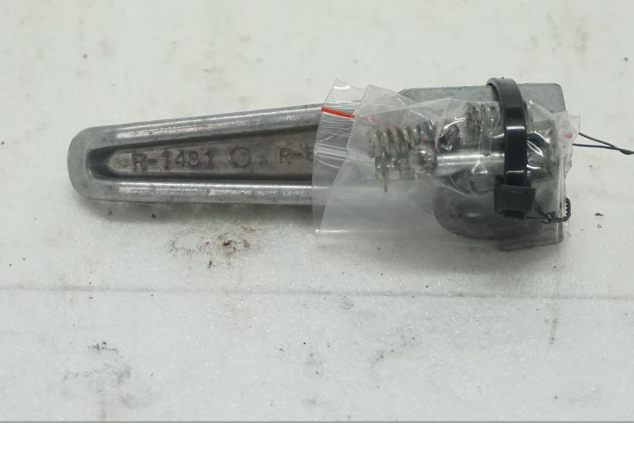 Baksidan på Fotpinne från en Kawasaki Versys 650 -2008 motorcykel.