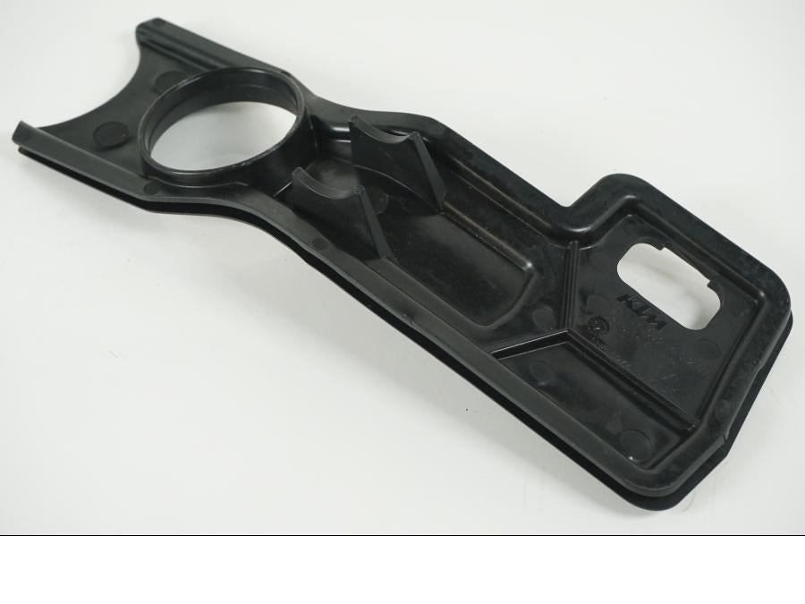 Snett uppifrån på Tändningslåskåpa från en KTM 1190 Adventure -2013 motorcykel.