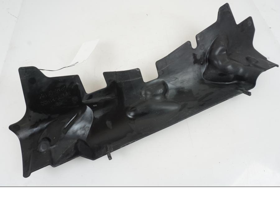 Snett uppifrån på Värmeskydd från en Suzuki GSX-R 1000 -2007 motorcykel.