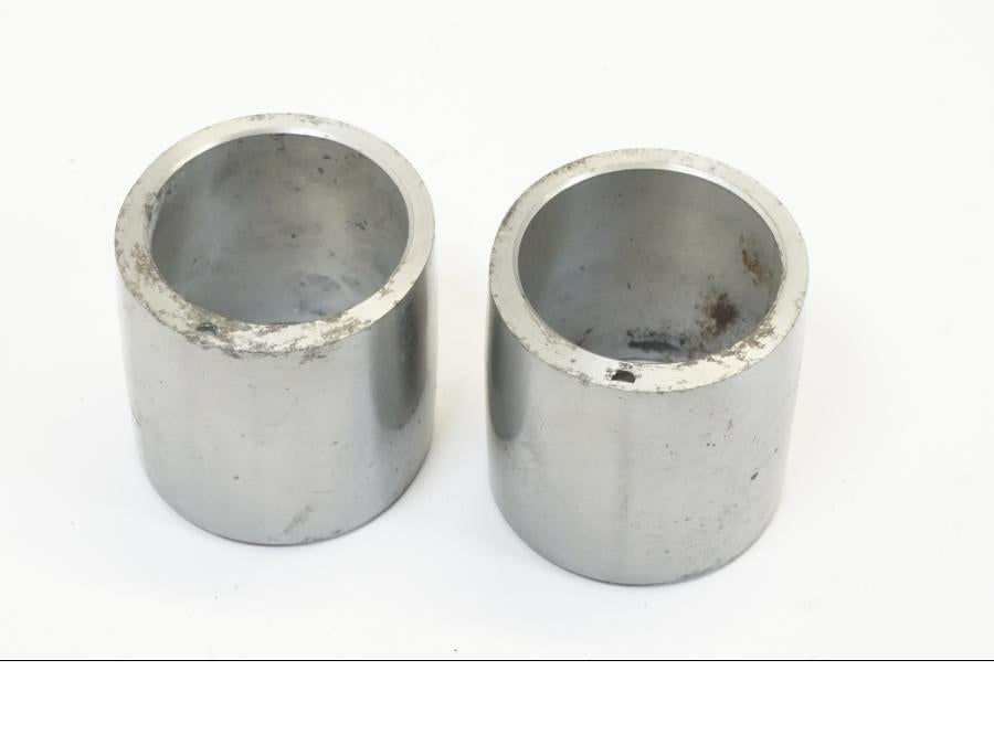 Snett uppifrÄn pÄ Gaffelbensdistans frÄn en Suzuki LS 650 -1996 motorcykel.