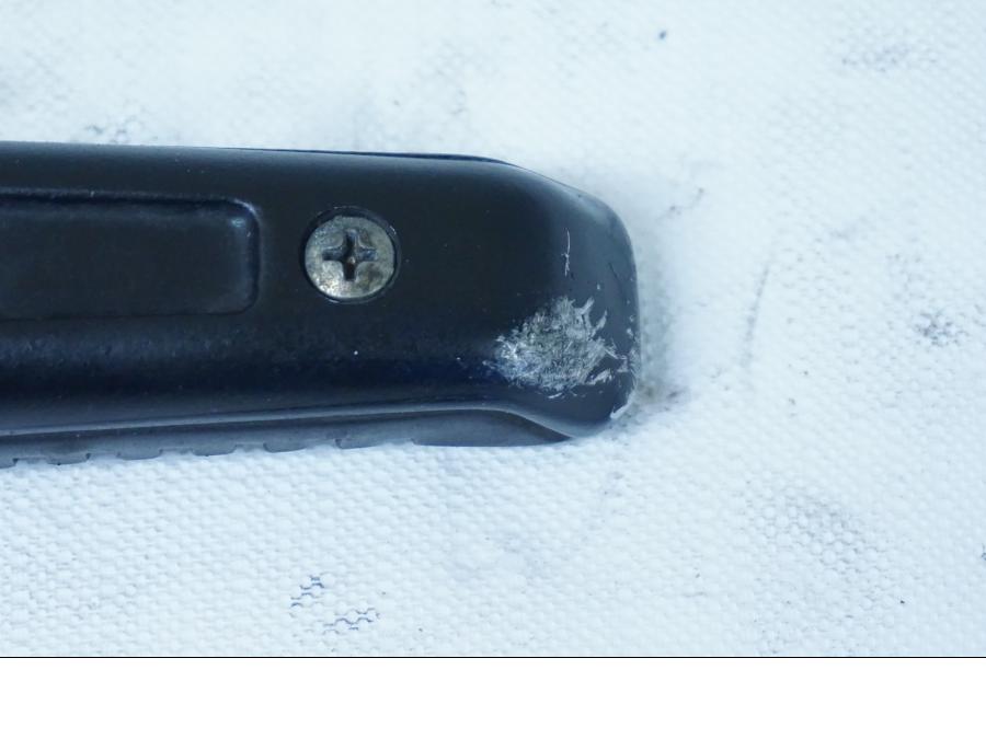 Baksidan på Fotpinne från en Ducati 750 SS -1995 motorcykel.