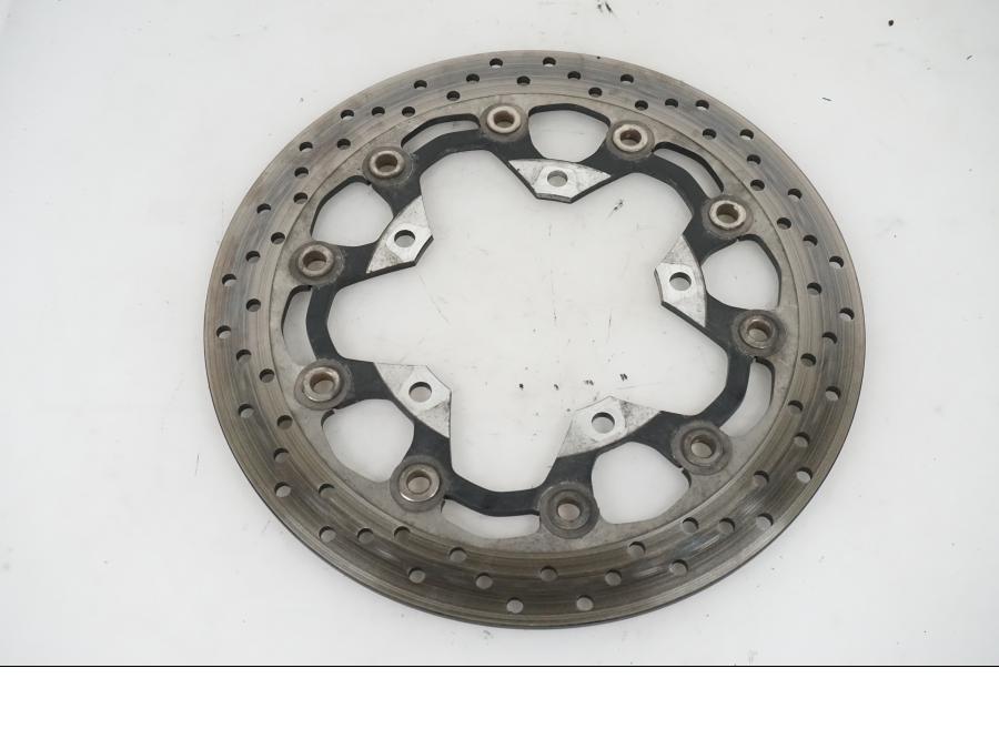 Baksidan på Bromsskiva från en Suzuki GSX 1300 R -2017 motorcykel.