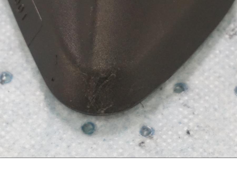 Vänster sida på Backspegel från en Yamaha MT-09 Tracer -2018 motorcykel.