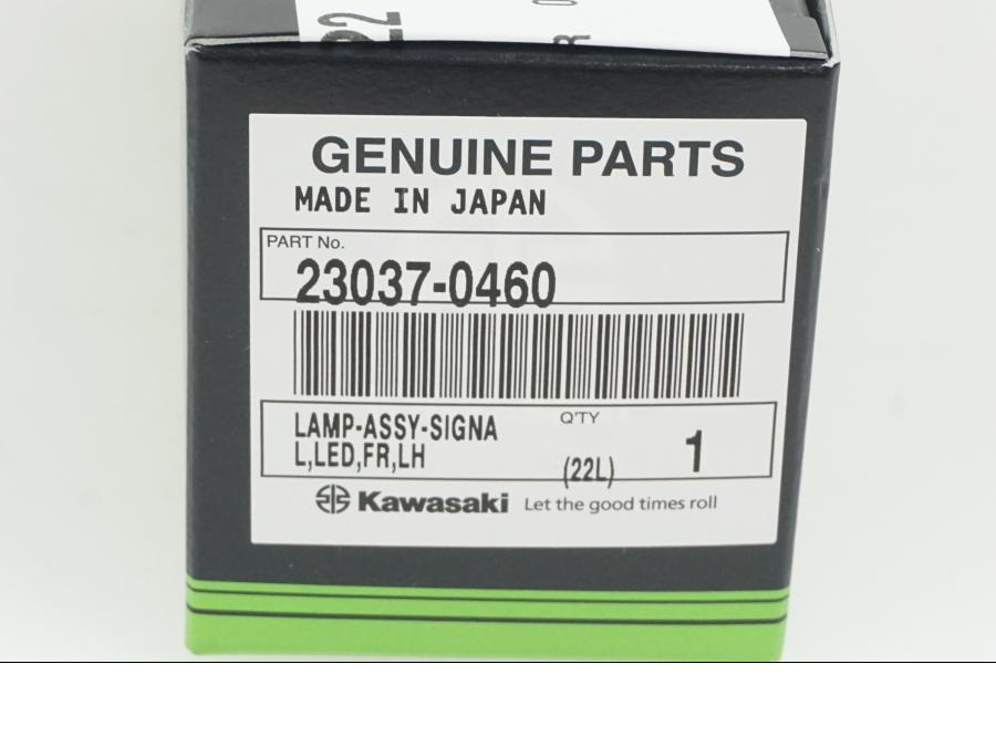 Vänster sida på Blinkers LED från en Kawasaki Z 900 -2021 motorcykel.
