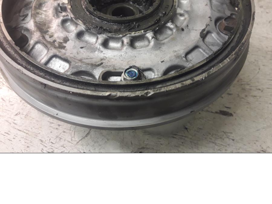 Baksidan på Slutväxel från en Honda VTX 1800 -2007 motorcykel.