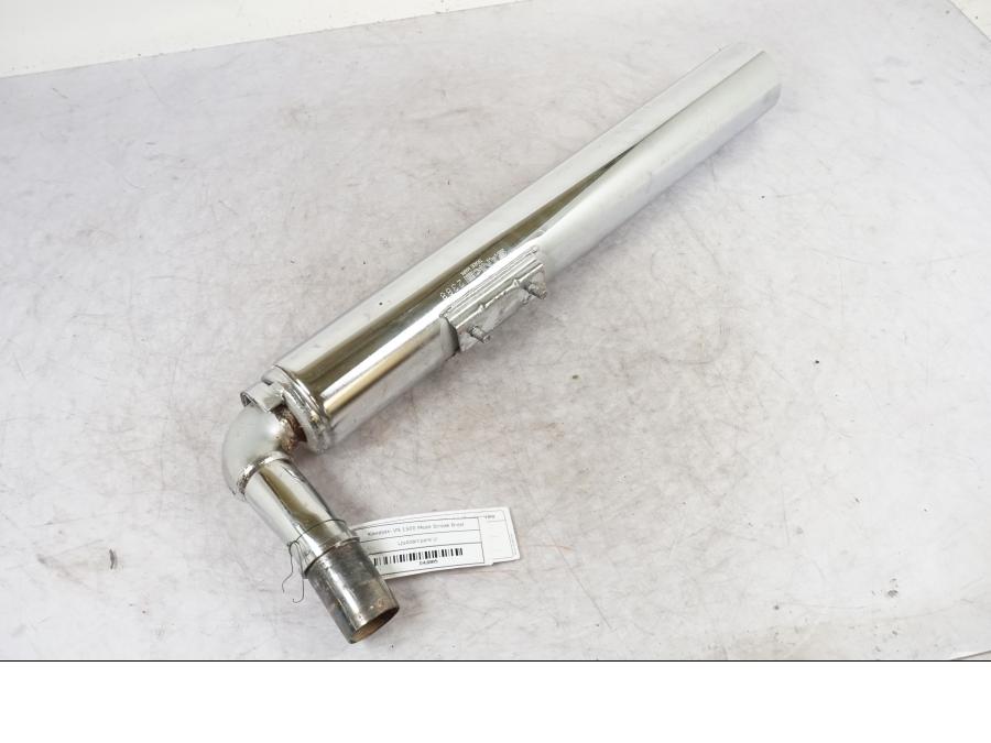 Vänster sida på Ljuddämpare från en Kawasaki VN 1500 Mean Streak -2003 motorcykel.