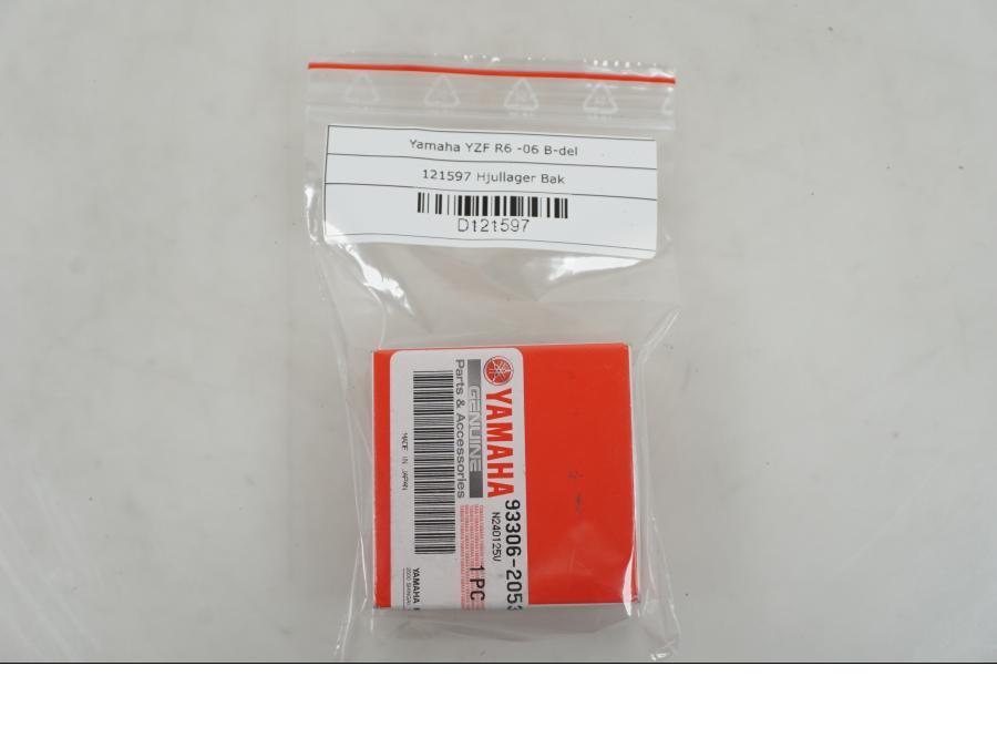 Framsidan på Hjullager från en Yamaha YZF R6 -2006 motorcykel.