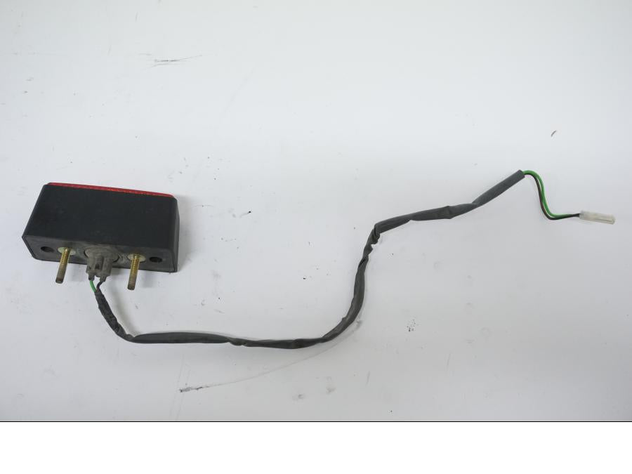 Snett nerifrån på Skyltbelysning från en Honda CBR 1000 RR -2006 motorcykel.