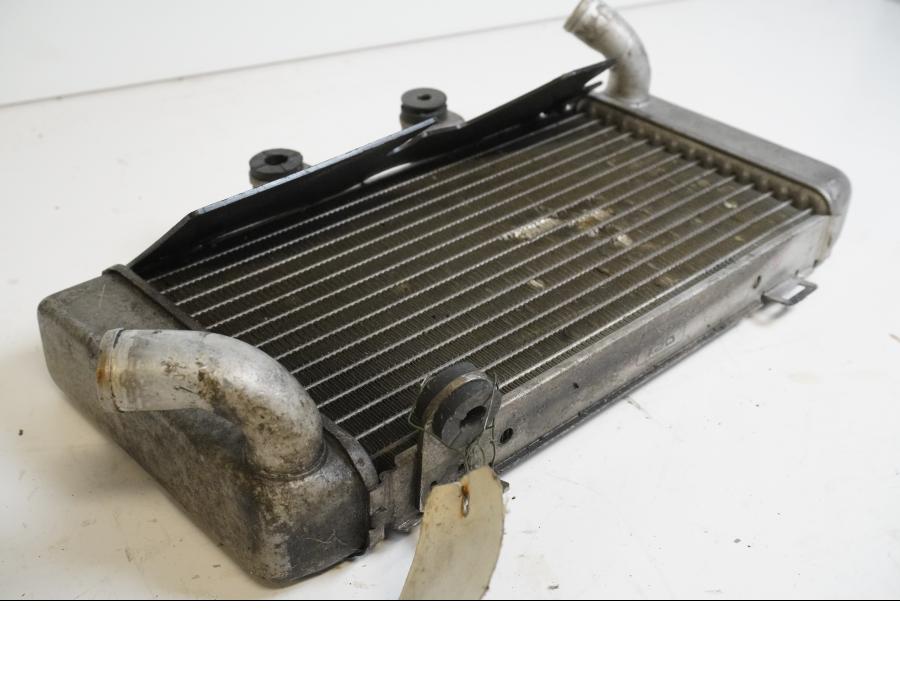 Vänster sida på Vattenkyl från en Honda XL 1000 V -2008 motorcykel.