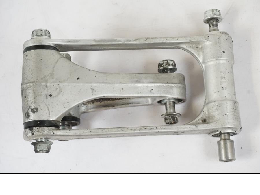 Snett uppifrån på Stötdämparlänkage från en Honda CBR 1000 RR -2007 motorcykel.