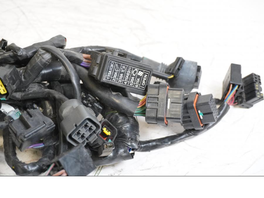 Vänster sida på Kabelstam från en Triumph Daytona 650 -2005 motorcykel.