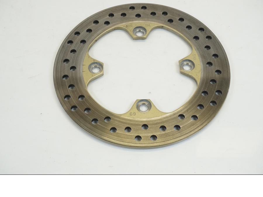 Baksidan på Bromsskiva från en Kawasaki ZX-12R -2001 motorcykel.