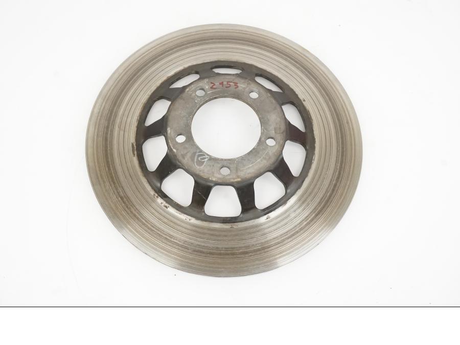 Baksidan på Bromsskiva från en Honda CB 650 -1982 motorcykel.