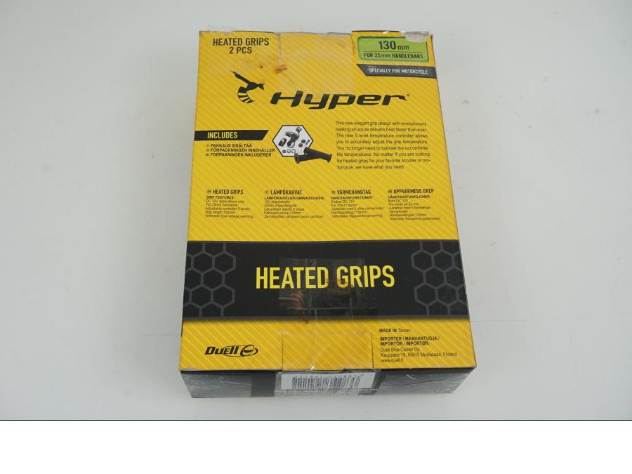 Snett uppifrån på Värmehandtag från en Universal Universal -2024 moped.