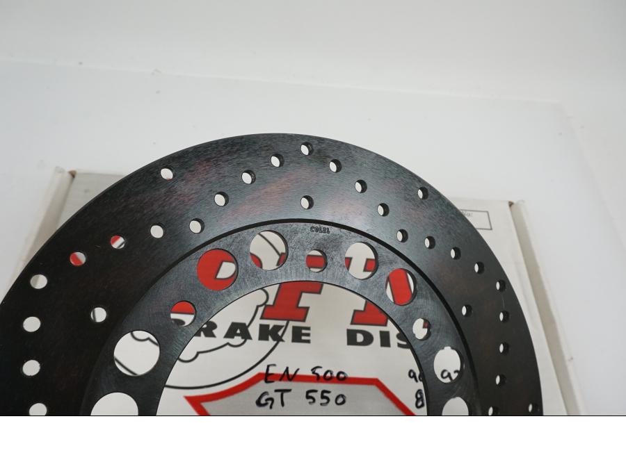 Vänster sida på Bromsskiva från en Kawasaki VN 750 -1994 motorcykel.