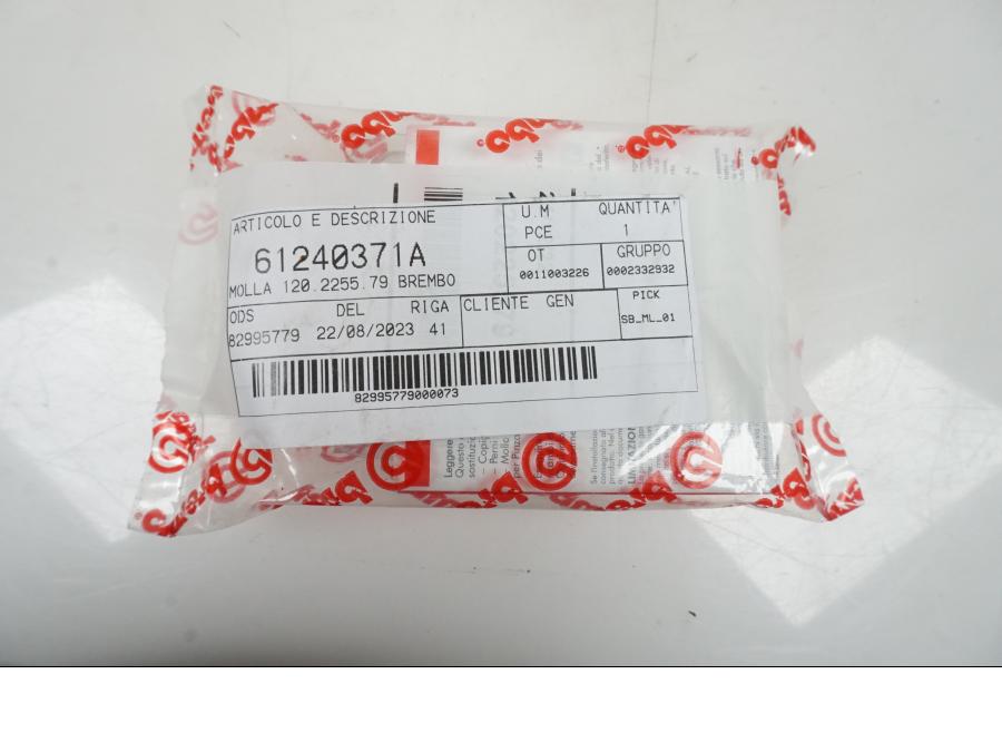 Baksidan på Bromsbelägg från en Ducati Diverse modeller -2024 motorcykel.