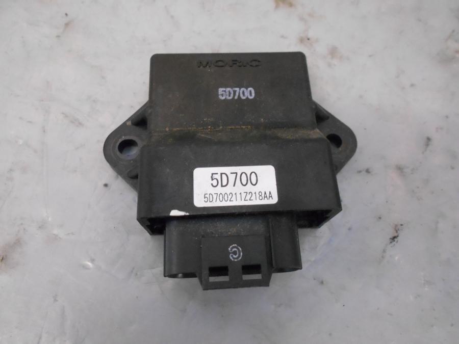 Framsidan på CDI / ECU från en Yamaha YZF-R 125 -2012 motorcykel.