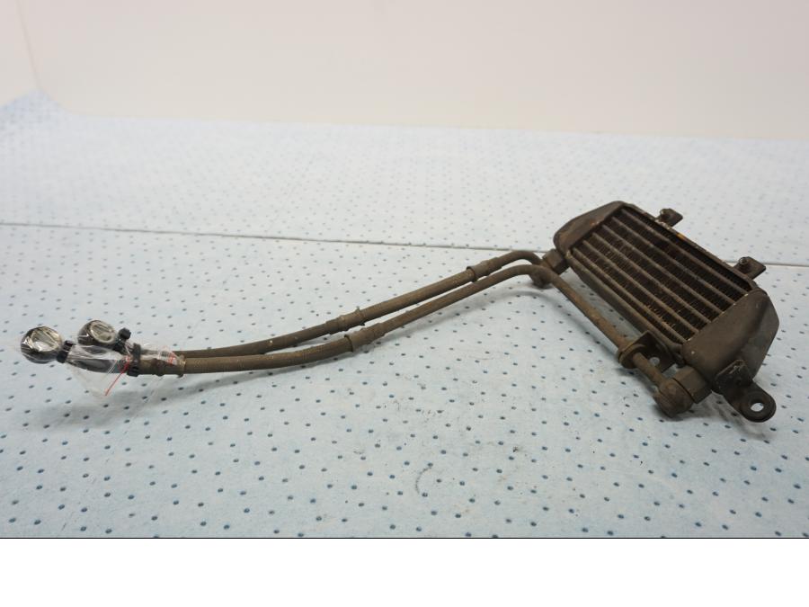 Baksidan på Oljekyl från en Triumph Tiger -2001 motorcykel.