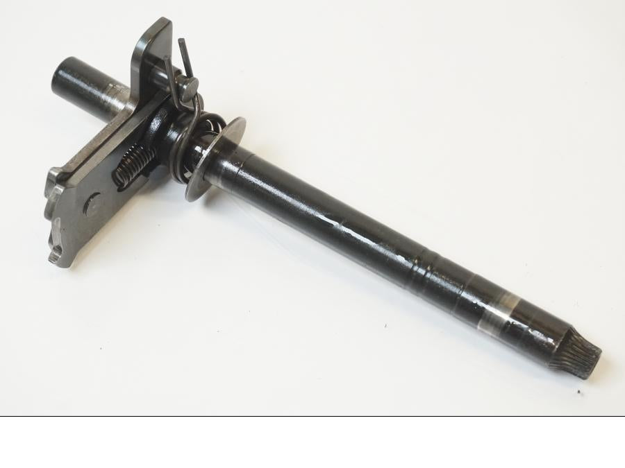 Snett uppifrån på Växelarm från en KTM 1190 Adventure -2015 motorcykel.