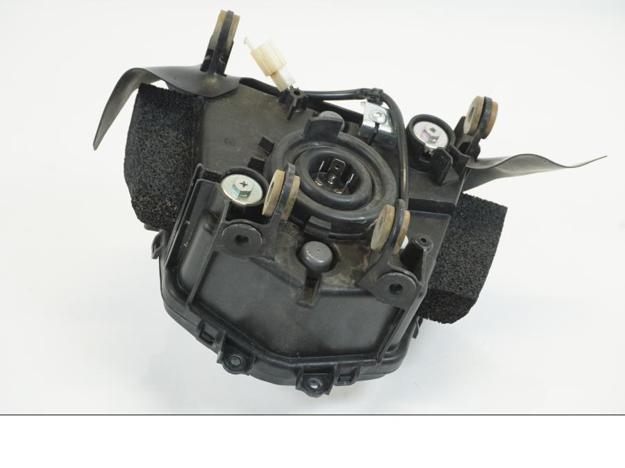 Snett uppifrån på Strålkastare från en Kawasaki KLX 230 -2019 motorcykel.