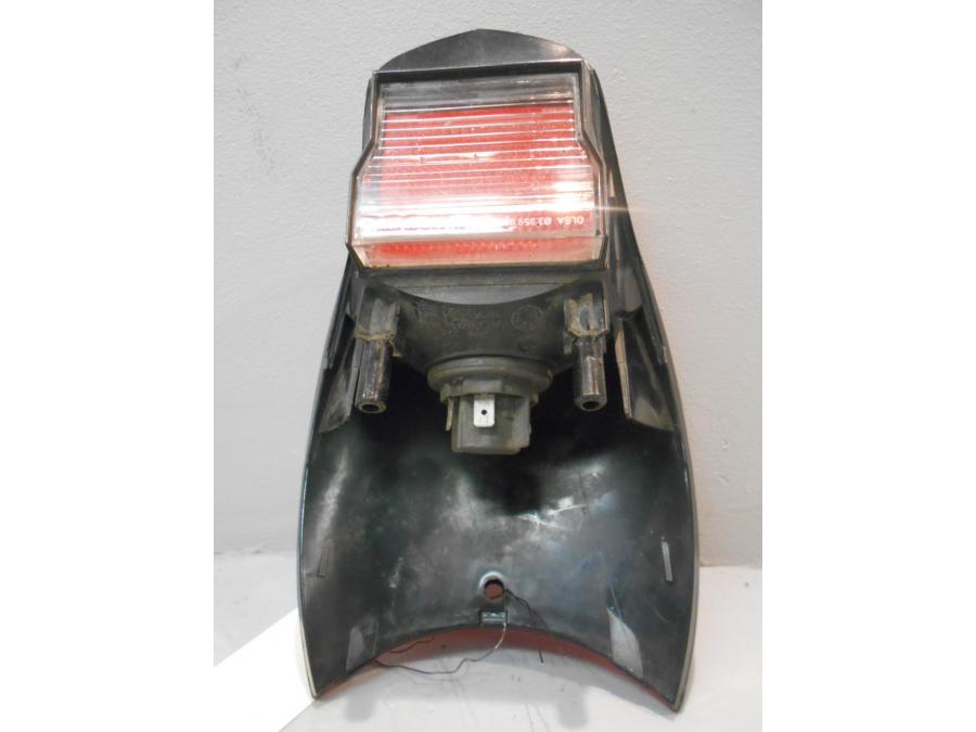 Snett uppifrån på Baklampa från en BMW K 1200 R -2007 motorcykel.