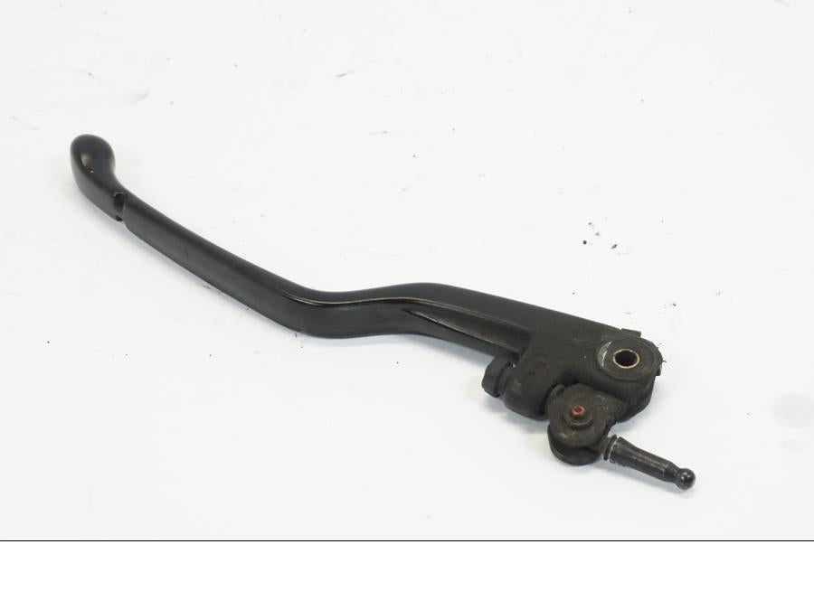 Snett uppifrån på Bromsgrepp från en BMW K 1200 S -2006 motorcykel.