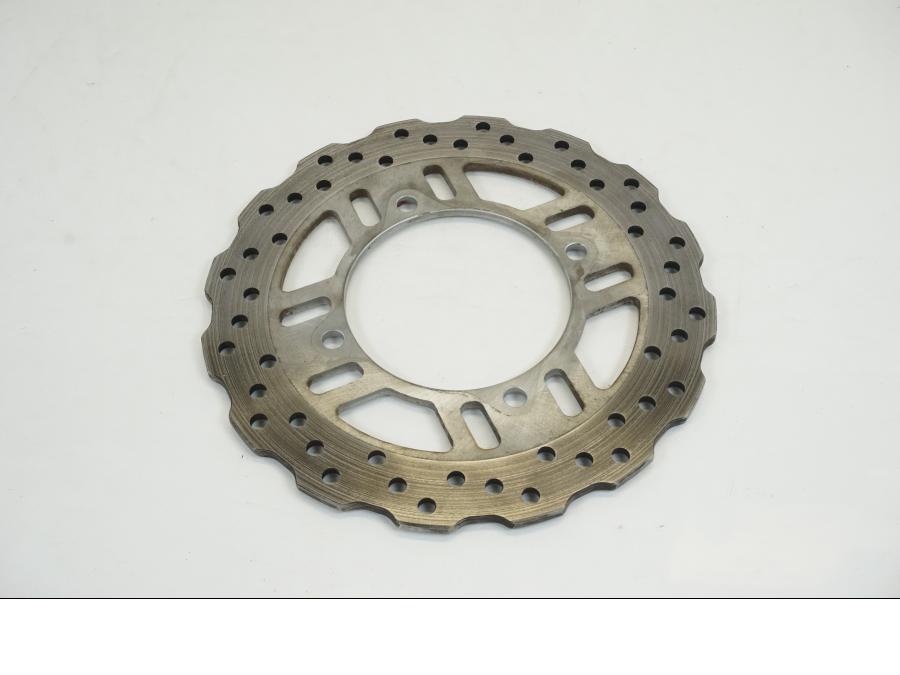 Baksidan på Bromsskiva från en Kawasaki ZZ-R 1400 -2007 motorcykel.