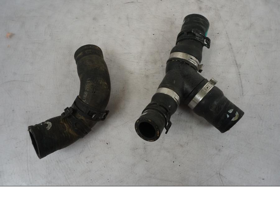 Baksidan på Vattenkyl Slang Set från en Triumph Bonneville T120 -2021 motorcykel.