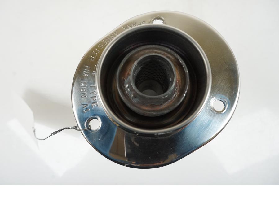 Vänster sida på DB-killer från en Honda Diverse -2005 motorcykel.