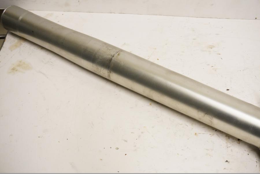 Snett uppifrån på Gaffelben från en Kawasaki KLX 650 -1993 motorcykel.