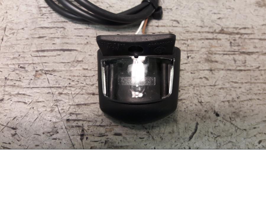 Baksidan på Skyltbelysning från en KTM 690 Duke -2014 motorcykel.